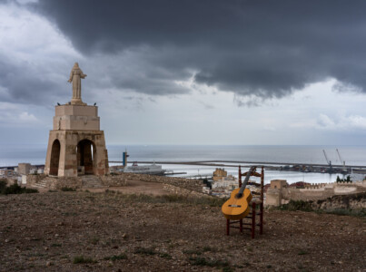 San Cristobal Hill and fishing port