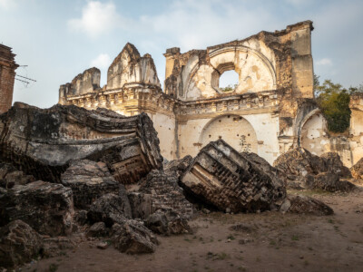 Monastery ruins. 2020 Guatemala