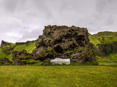 A hut in the rock. 2014 Iceland
|