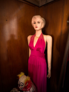 Marilyn's mannequin in red. 2023 New Zealand
