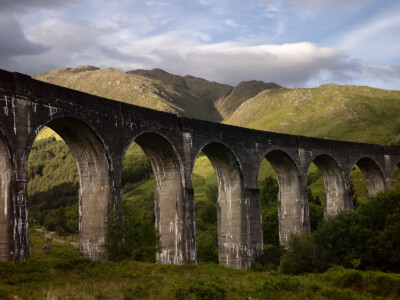Harry Potter train track. 2019 Scotland