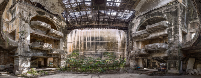 Campoamor Theatre in ruins. 2016 Cuba